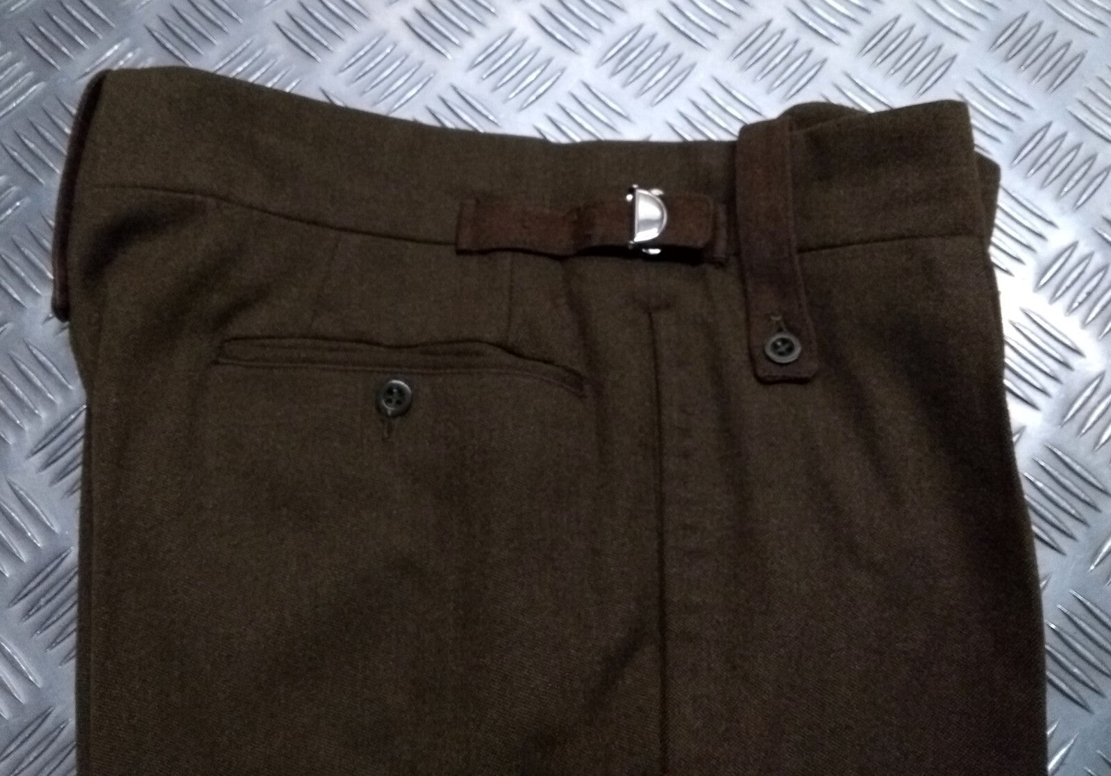 Vintage Army Trousers No2 Uniform Old Pattern Re-enactment Retro Clothing W35"