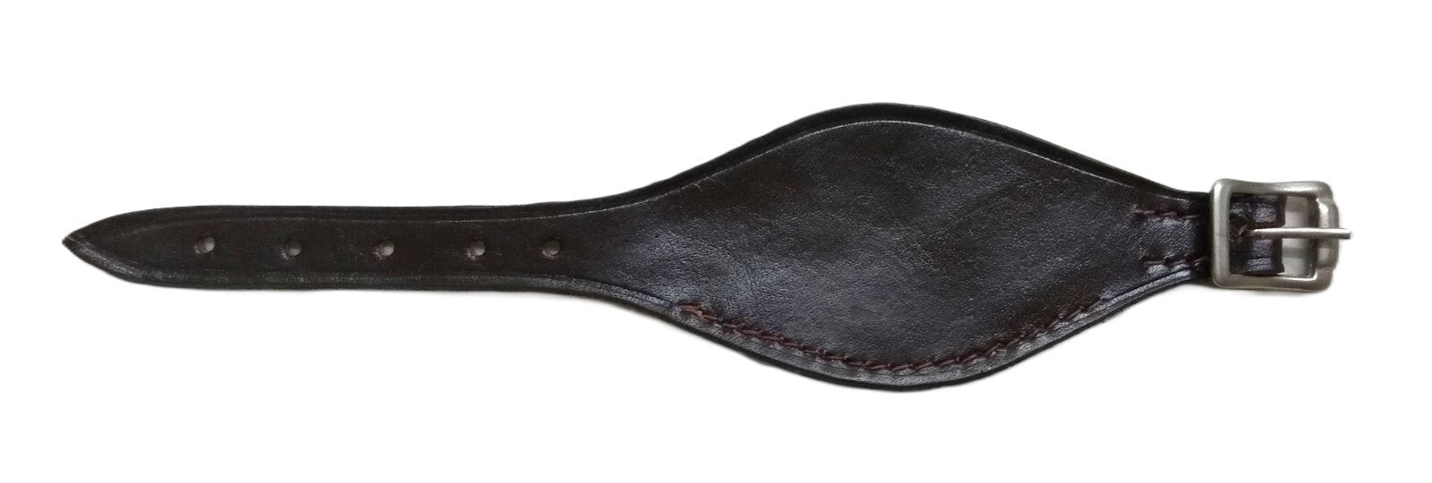 Army Rank Strap Dark Brown Heavy Duty British Pattern Leather On Size