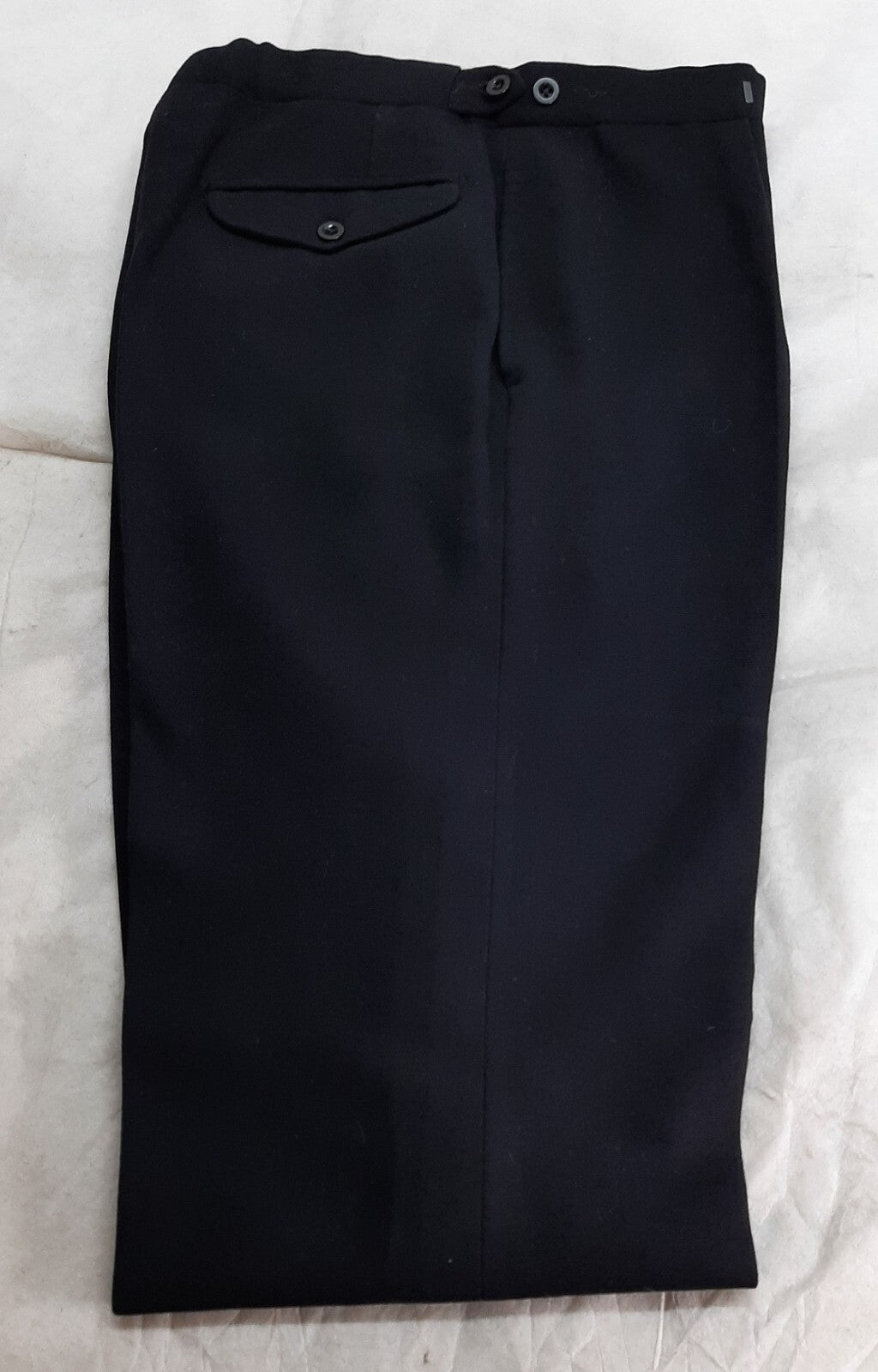 Naval No1 Trousers British Royal Navy Officers RN Vintage 1975 Pattern W32"