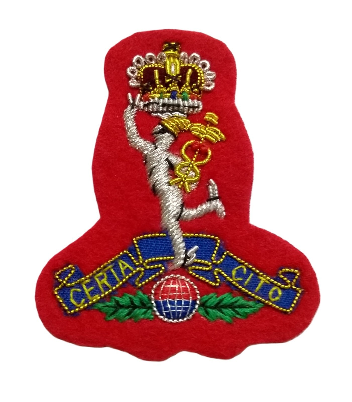 Mess Kit Badge Royal Corps of Signals British Army Hand Embroidered Arm Patch