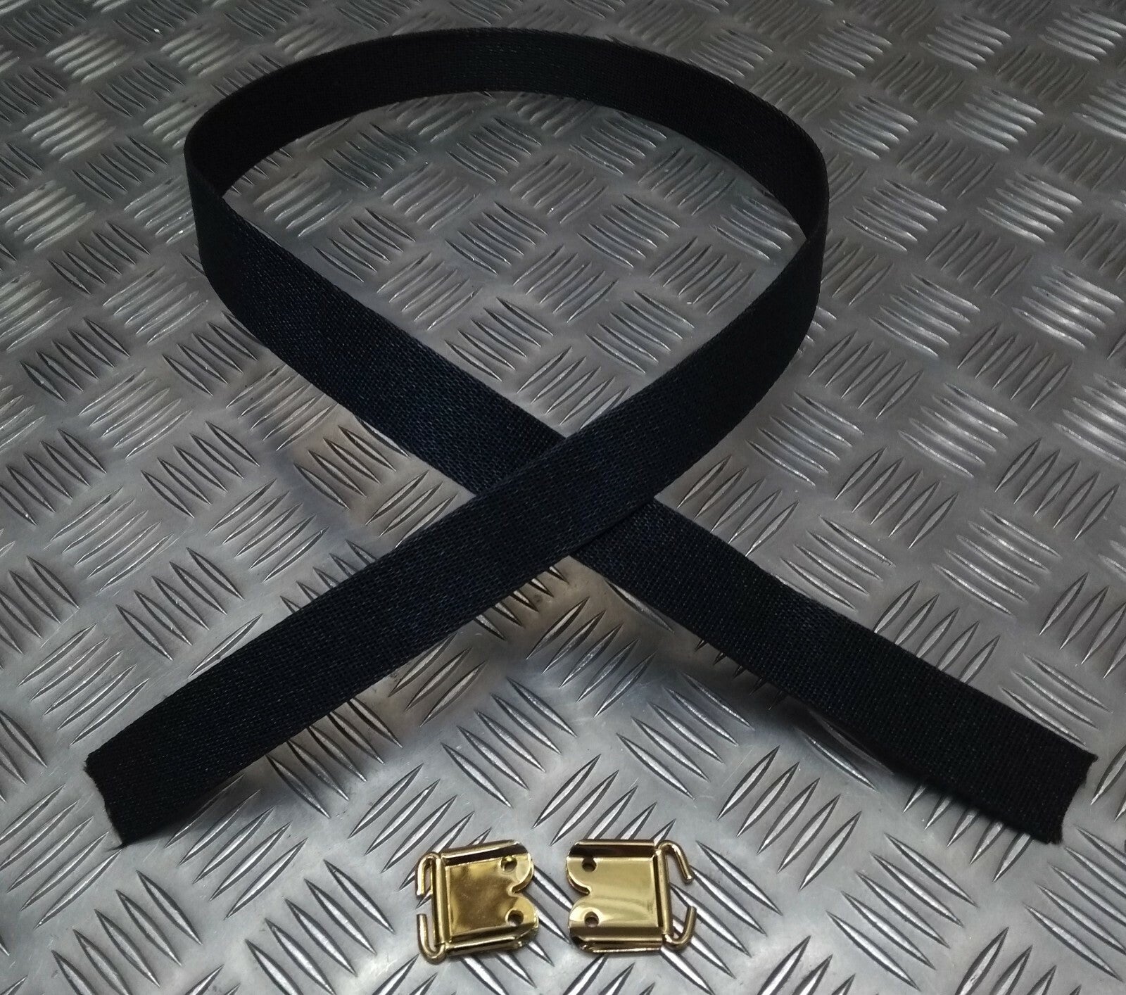 Shoulder Sling Kit Courlene Material British Made Navy Blue SLR etc No Rivets