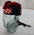 Glengarry Maroon British Army Pattern Scottish Dress Headwear Made in Scotland