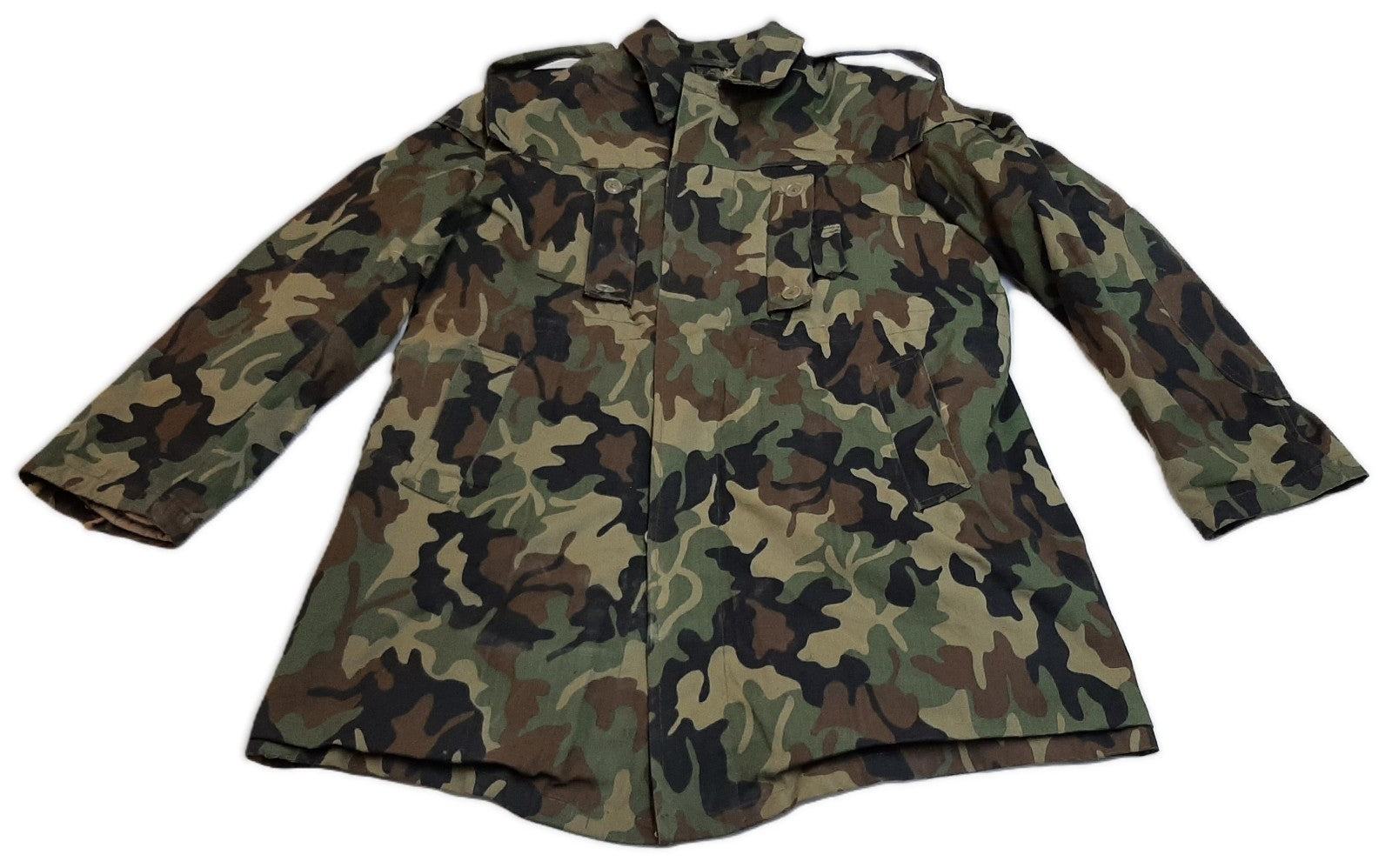 Army Combat Jacket Camouflage Full lined Cold Weather Camo Long Field Jacket
