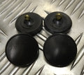 Genuine Vintage Issue Plastic Coat Buttons With Brass Loop X4 25mm