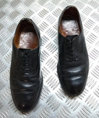 Naval Oxford Shoe British Navy Officers Dress Uniform Without Toe Cap UK 7L