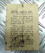 Genuine Vintage 50s Pattern British Army DMS Ankle Parade Boots Smooth Toe