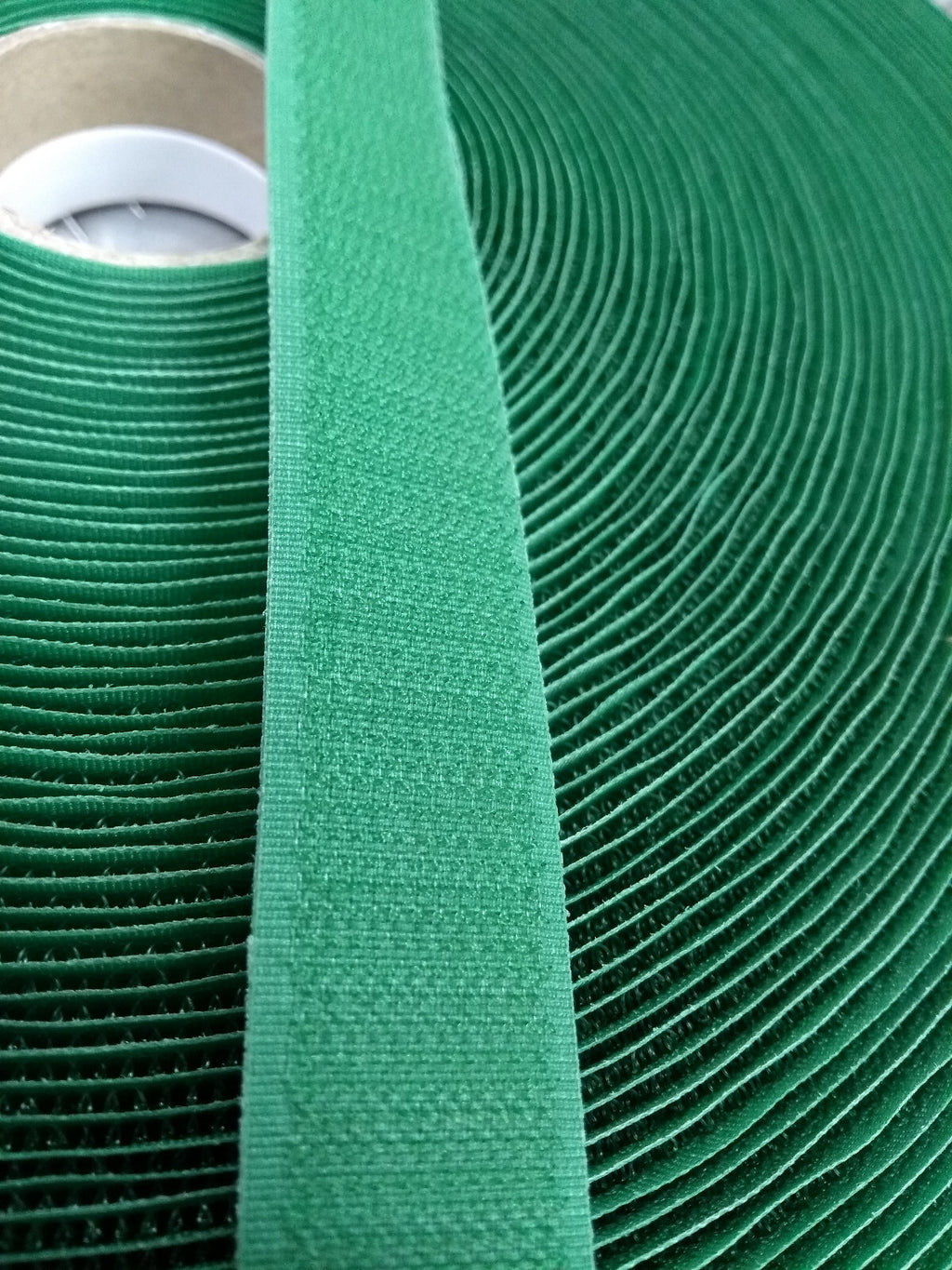 Light Green 20mm wide Rip & Grip / Hook & Loop, Hook side 50cm length New