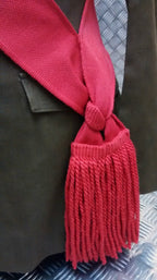 Red Shoulder Sash (Scarlet) For Ceremonial and Parades