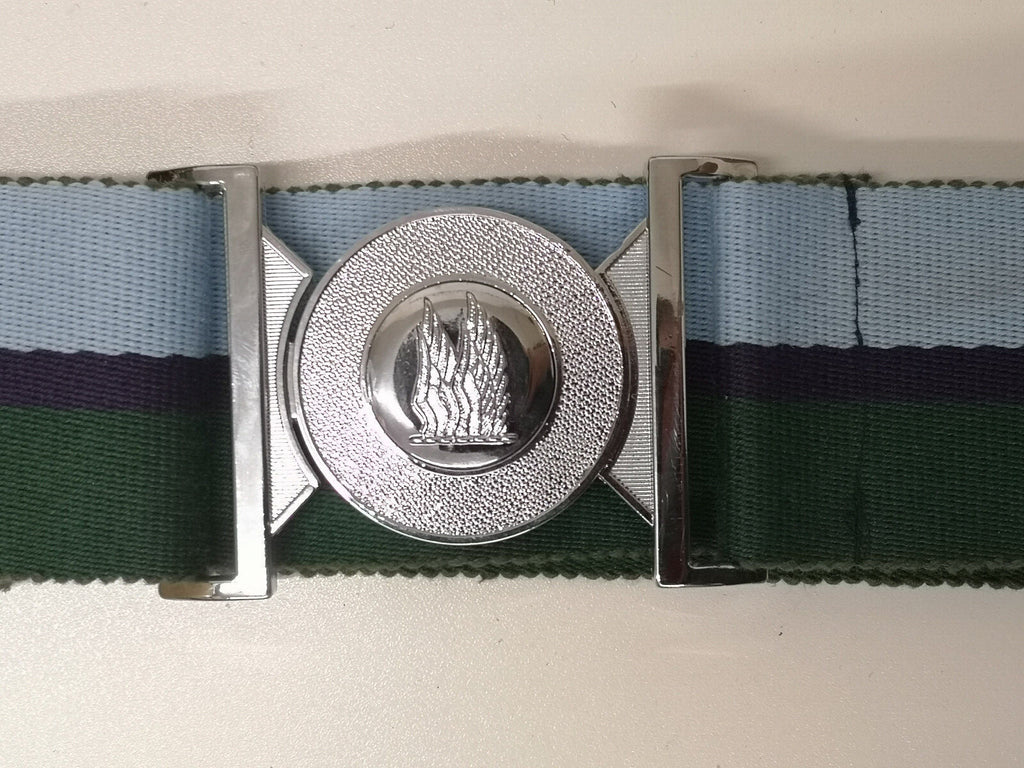 Army Stable Belts British 24 Air Mobile Brigade Buckle Various Regiments Max 52"