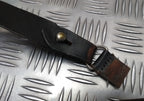 Vintage Sam Browne Brown Leather Belt & Shoulder Strap Issue Faulty