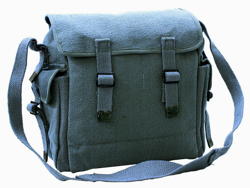 Military Style 37 Pattern Haversack / Canvas Shoulder Bag Festival With Pockets
