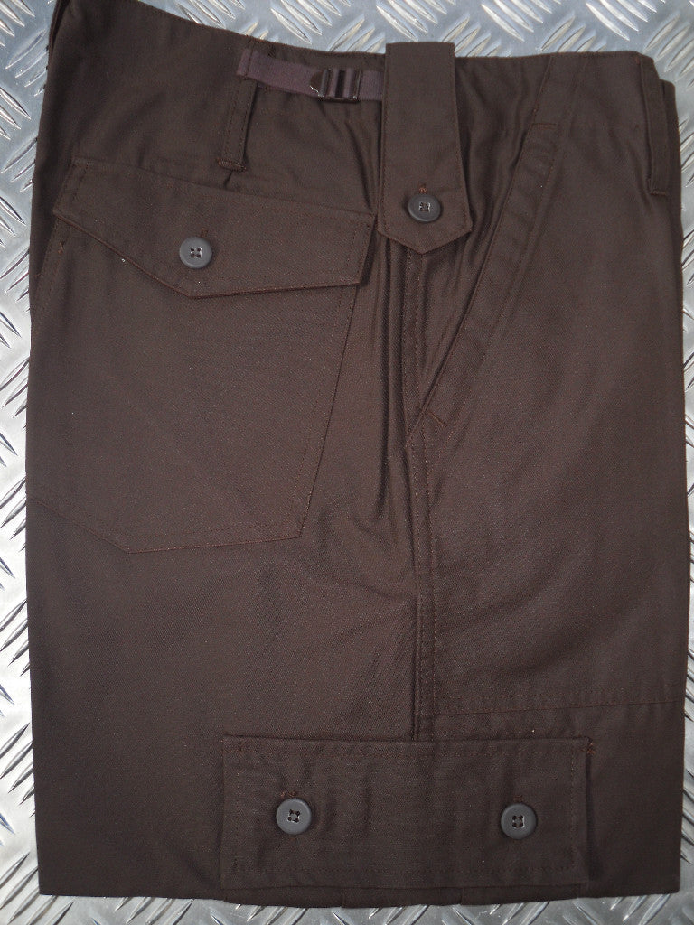 BROWN Military Style Combat Cargo / Utility / Field Trousers Size 24"-28" - NEW