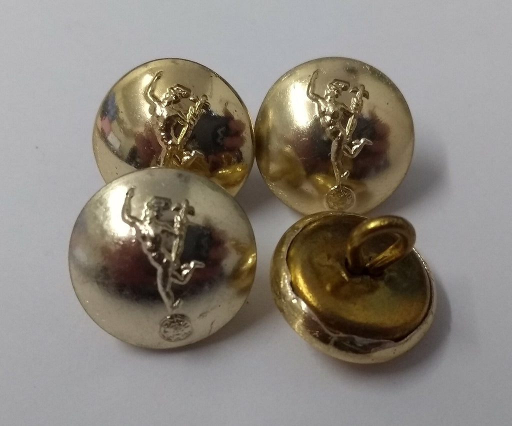 Genuine British Army Issue Royal Corp of Signals 22L Small Buttons X4 ASBT231