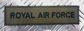 Share Air Force Chest Bar Green OD Pattern RAF Royal Air Force Branch Tape New