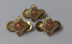 Officers Rank Pips Bath Stars Tria Juncta In Uno 5/8" British- NEW