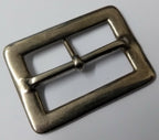 Genuine British & Security Detail 1 1/2" Chrome Prong Belt Buckle