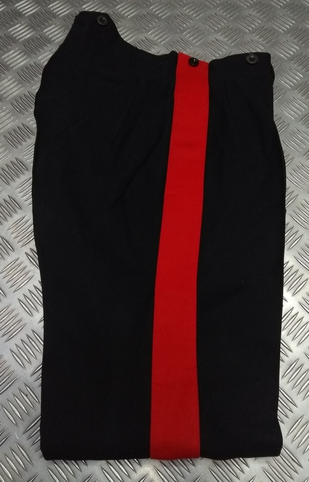 Vintage No1 Trousers Uniform Dress Old Pattern British Army 2" Red Stripe Faulty