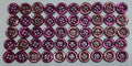 Buttons 50 Vintage 4 Hole for Dress Shirts Pearlesque Purple Tints 11mm NOS