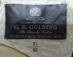 AAC Blue Beret Goldings Army Pattern Wool / Silky Lining & Petersham Trim 62cm