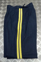 Bands Slacks RAF Royal Air Force Blue Grey with Stripes Musician & Bandmasters No9 W30"