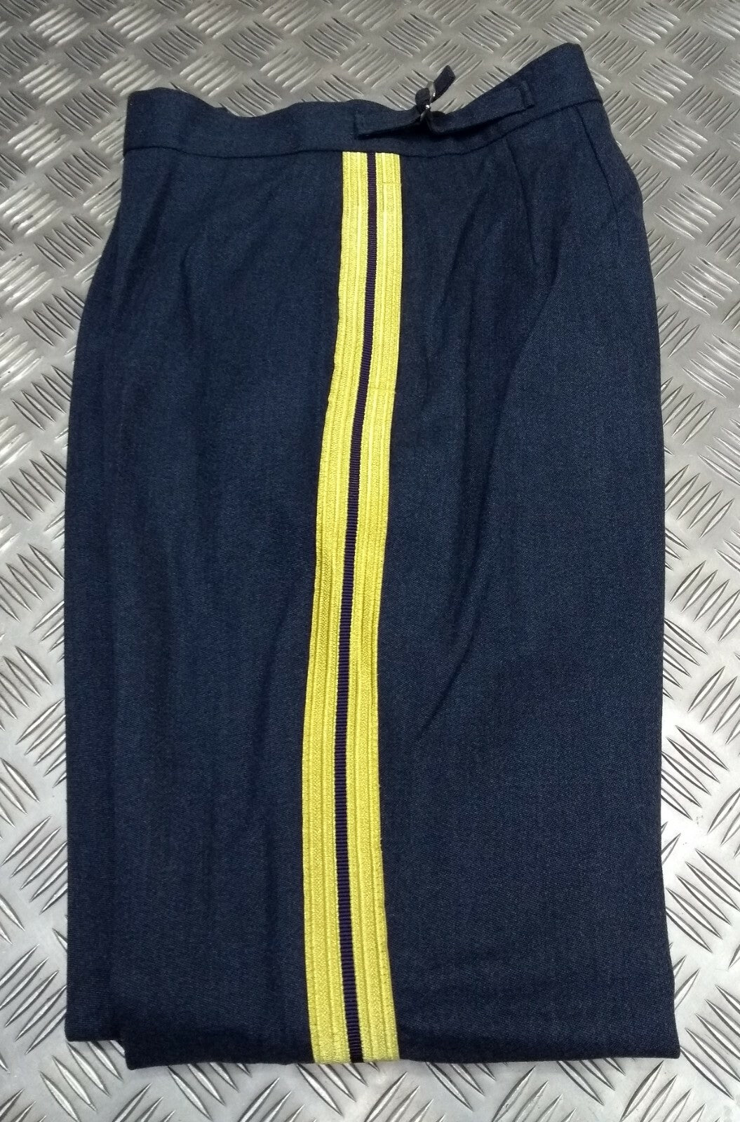 Bands Slacks RAF Royal Air Force Blue Grey with Stripes Musician & Bandmasters No9 W30"