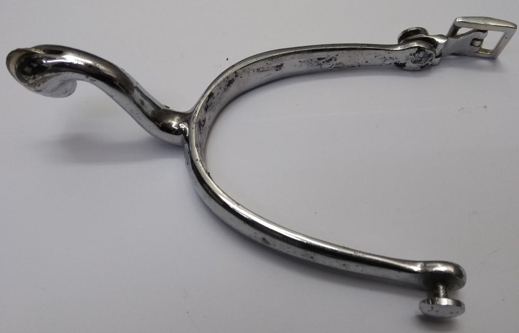 HCav Spurs Chrome Household Cavalry & RHA British Swan Neck