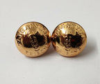 Genuine Tanganyika Service Officers & Guards Ring Back Buttons X 6 - V4X