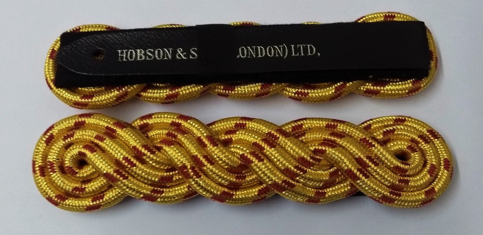 Vintage Shoulder Cords Gold Senior Officers Ceremonial & Parade Hobson