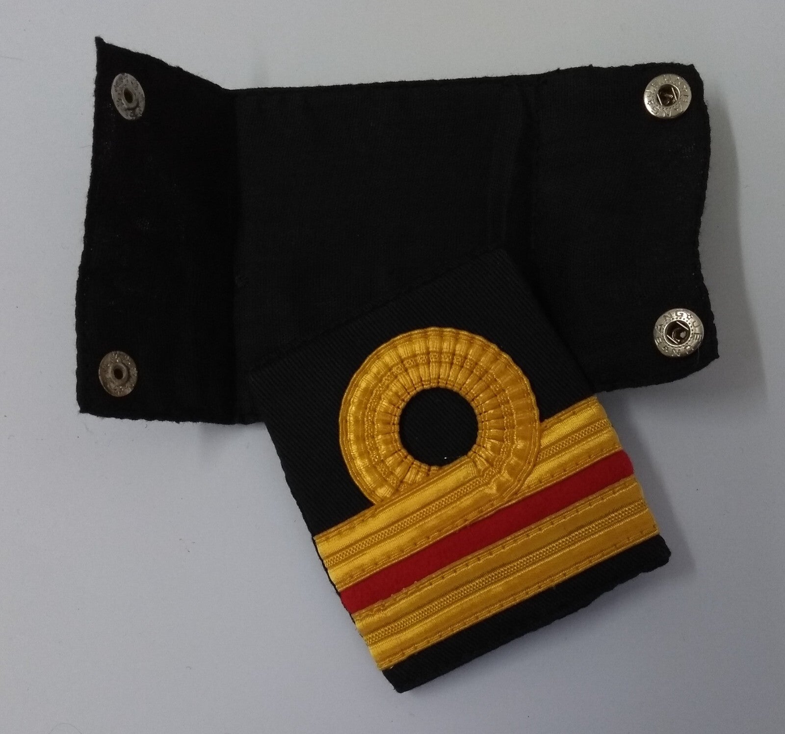 RN Shoulder Slides Royal Navy Issue Lieutenant Rank Slide On Studded Epaulettes