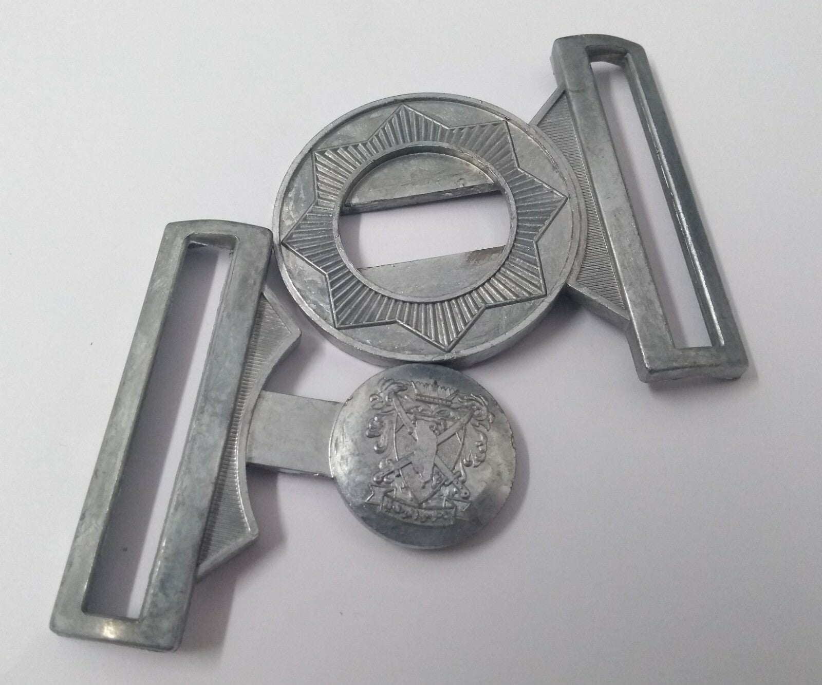 Bahrain Unplated Belt Buckle by Hobson of London
