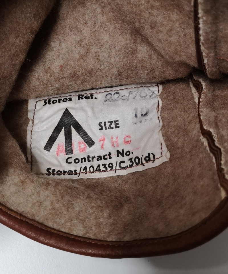 Vintage RAF Royal Air Force Pilot/Aircrew Brown Leather Glove Left Hand only Size 10