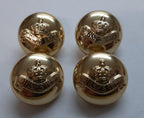 Princess Irene Fusiliers Guards Regiment Crown Insignia High Sheen Buttons NOS