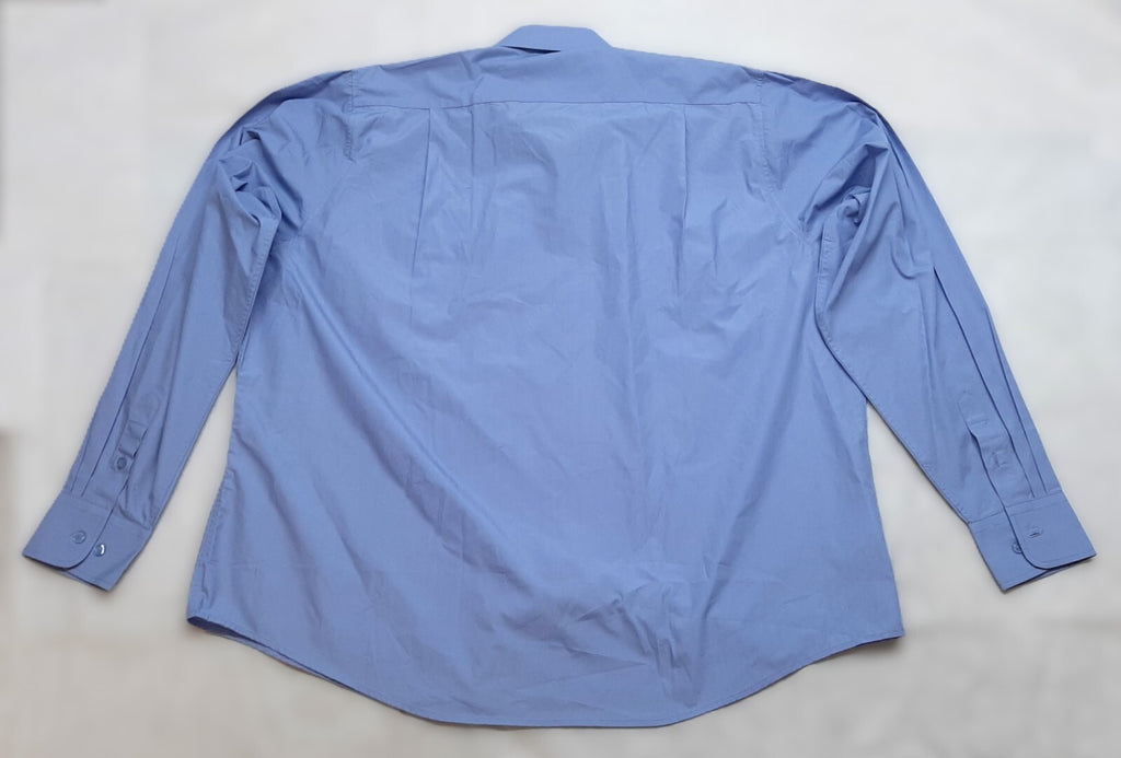 RAF Royal Air Force Airforce Blue Shirt Long Sleeve Kempton Manufactures Pre Production Sample 17"
