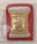 Drummers Badge Gold & Silver on Scarlet / Red Felt Royal Horse Guards / Dragoons