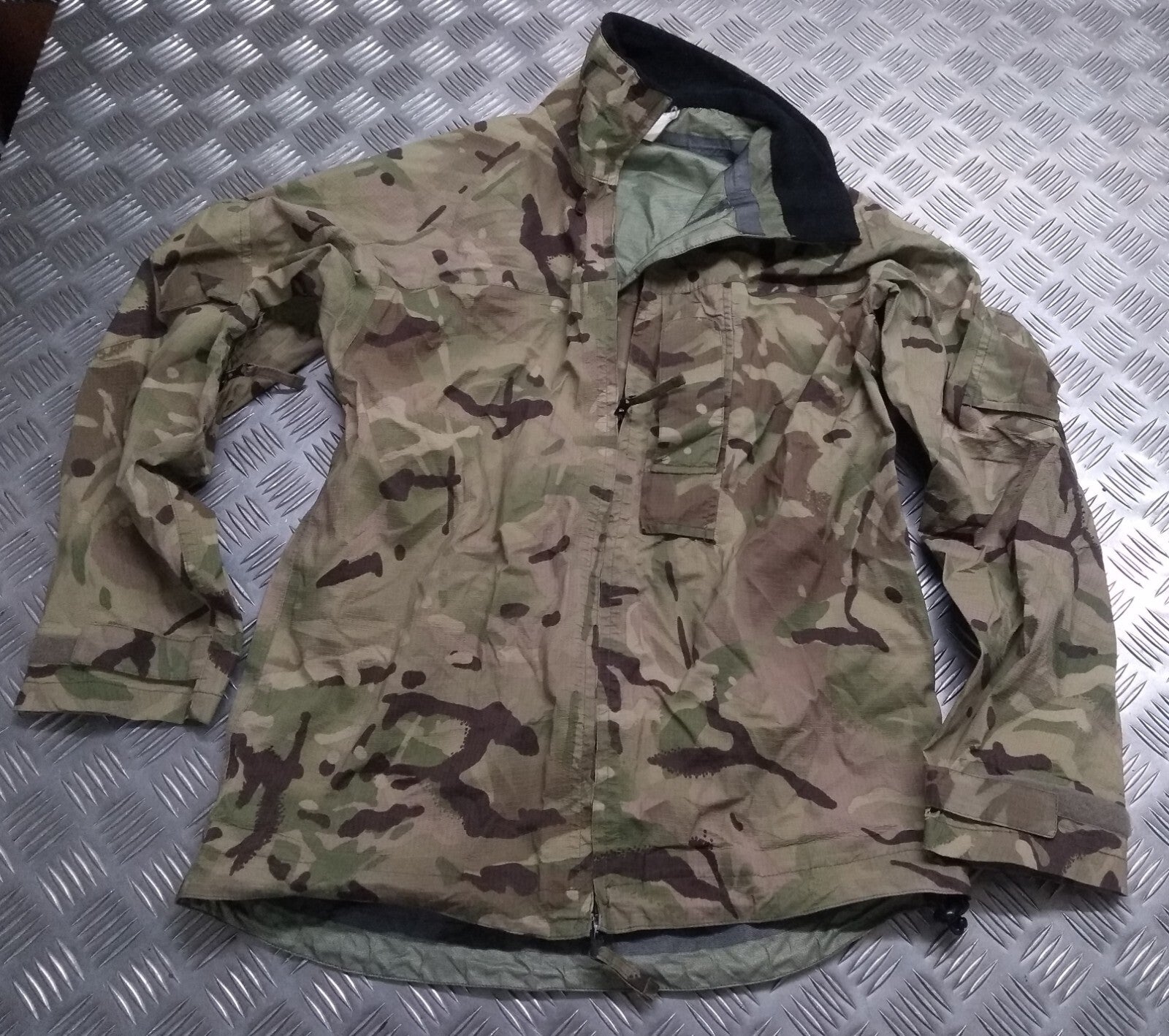 MTP Waterproof Jacket Lightweight MVP With Fleece Collar Multi-Cam Pattern