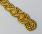 Lt Colonel Shoulder Cords Ceremonial Wire Cord Shoulder Epaulettes & Rank Pips