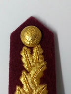 Arab Emirates Gorgets Collar Tabs Gold Braid Detail Senior Officers UAE Buttons