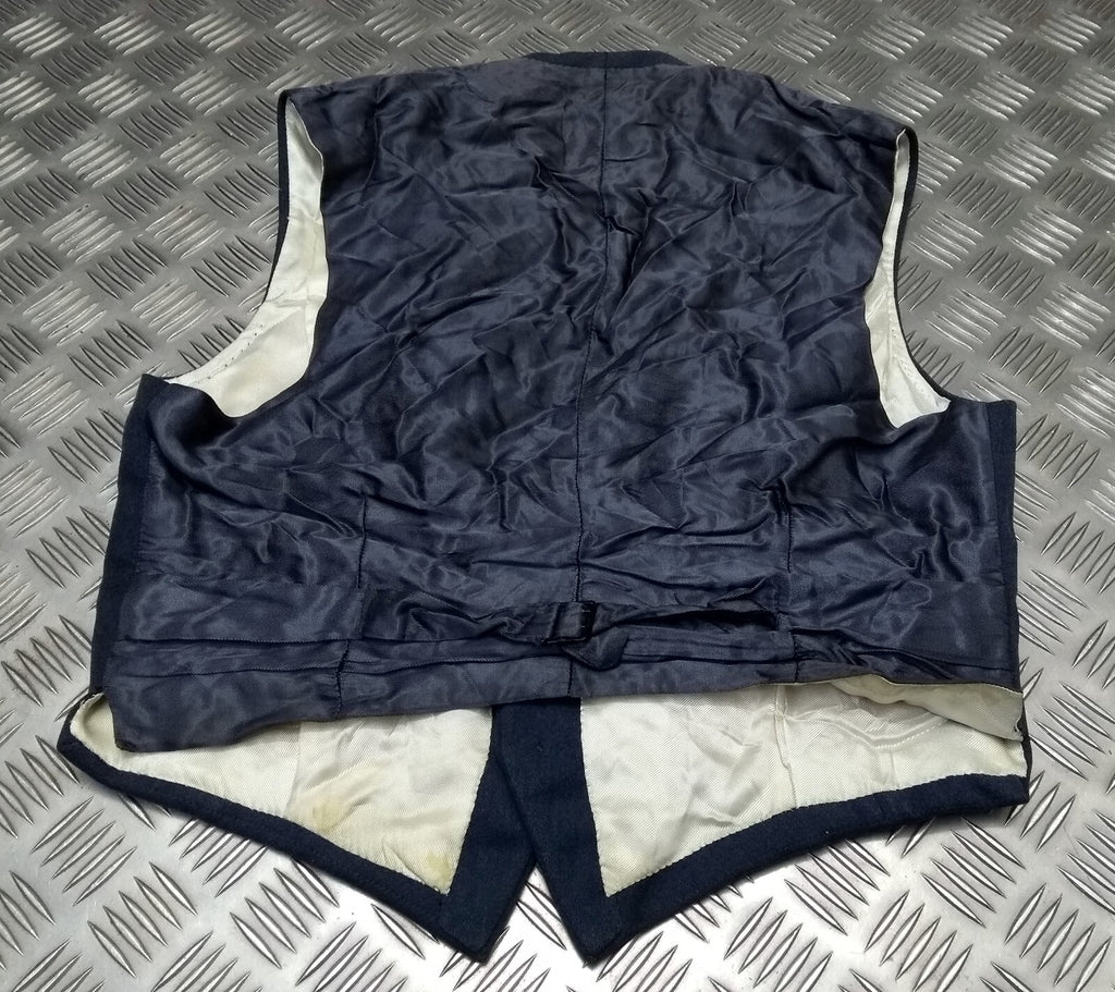 RAF Vintage Mess Dress Waistcoat Royal Air Force Blue Grey Colour Q/C Buttons
