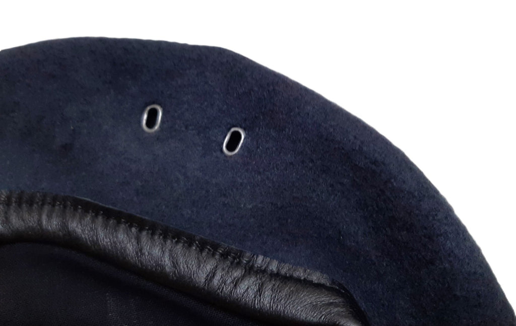 RAF Royal Air Force Berets Wool Knitted With Leather Rim Size 55cm Job Lot x10