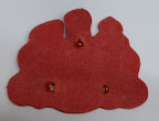 HCav Large Badge Coat of Arms General Service Scarlet Felt