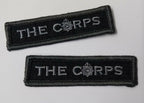 Genuine Issue Made in UK Subdued Patches "The Corps" x 2 New