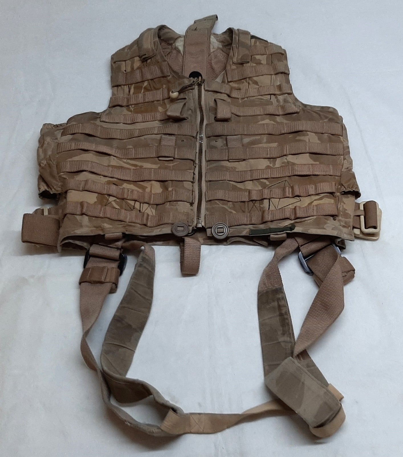Camo Life Preserver MK60M British Forces Desert Pattern Jump Vest With Harness