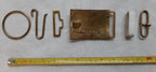 Vintage Army Buckle Set For No11 Buff Leather HCav Belt British Militaria