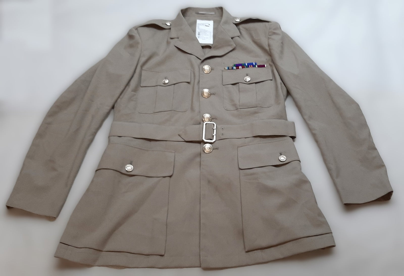 British Army No4 Jacket with RLC Buttons & Matching Cloth Belt