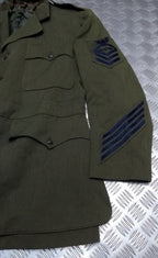 Vintage USN Jacket Wool Serge United States Navy Naval Uniform Tunic No Belt