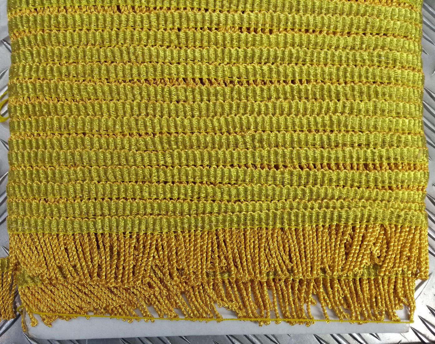 Gold Mylar Thread Fringe 28mm Drop / Epaulette Fringe