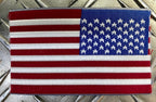 US / American USA Flag Shoulder Reversed Sew-on x 2- NEW