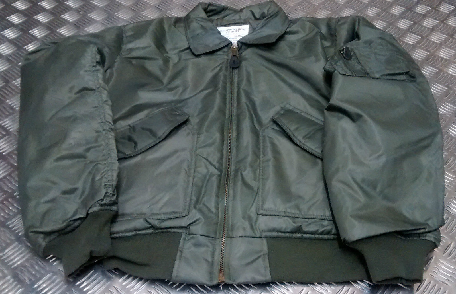 MA2 CWU US Military Style Bomber Jacket Green NEW