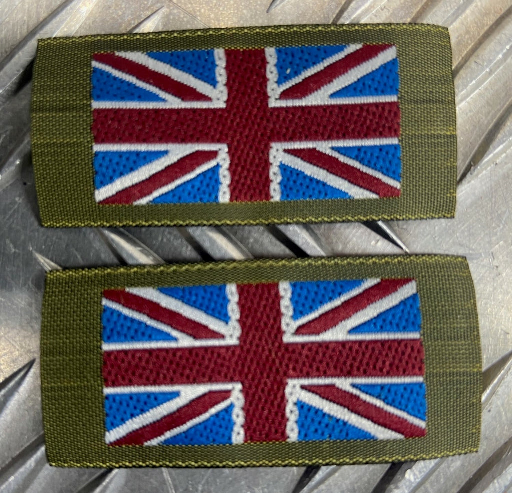 Mil-Spec Union / Jack UK Flag Shoulder Patch No2 MTP Badges ETC X 5 Pairs