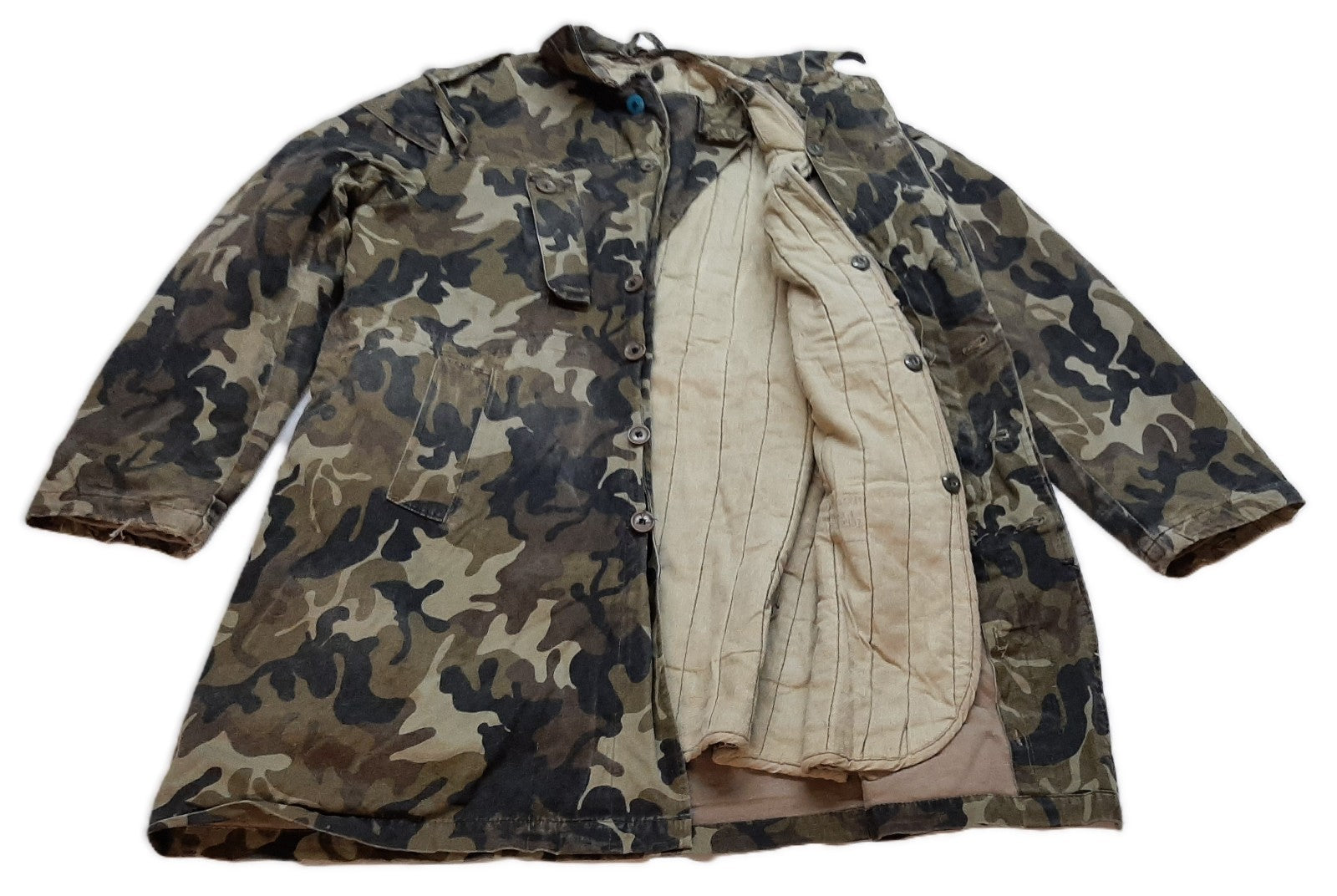 Army Camo Parka Leaf Pattern Camouflage Distressed Faulty Condition Assorted
